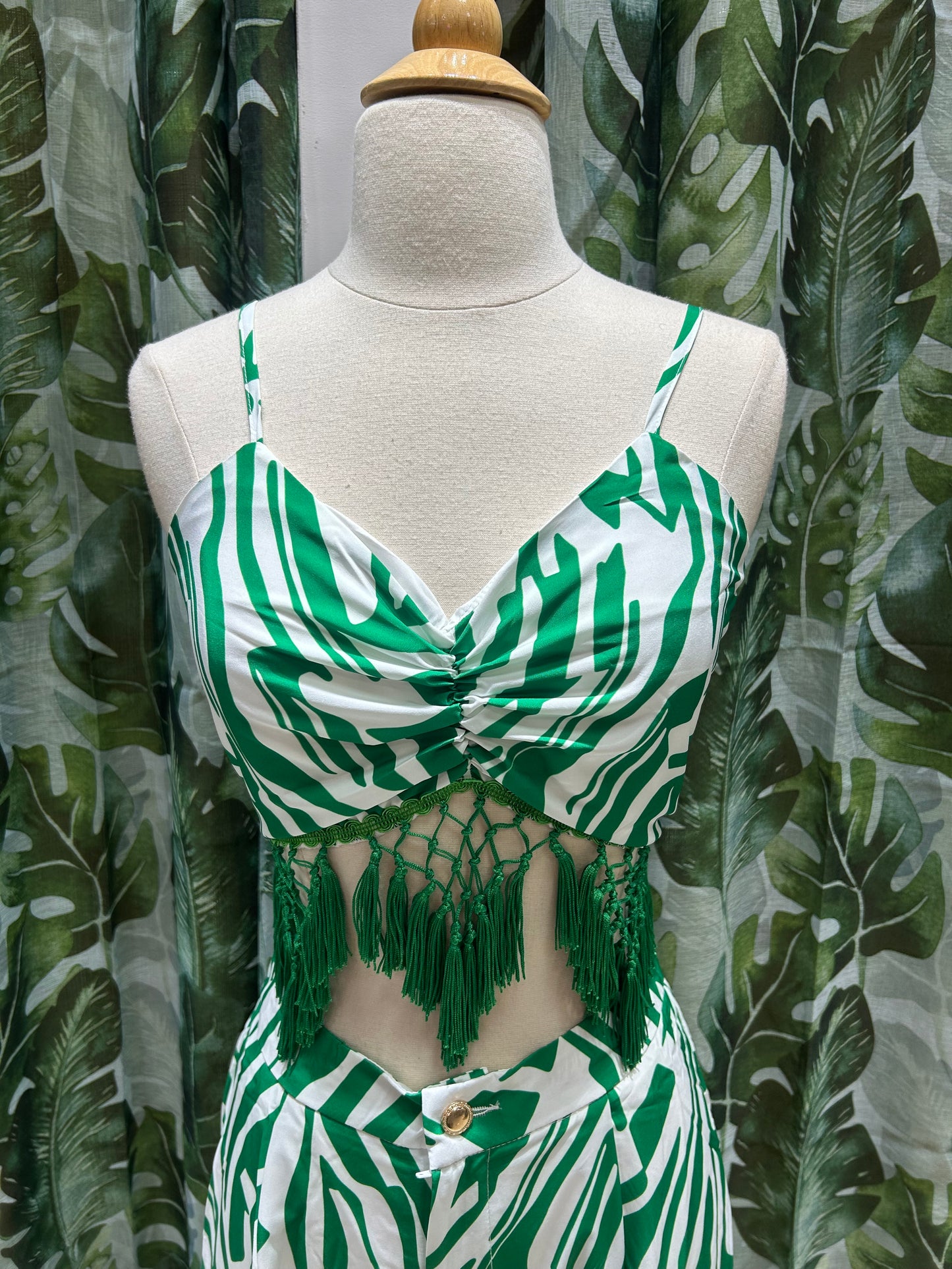 Zebra Set With Fringes