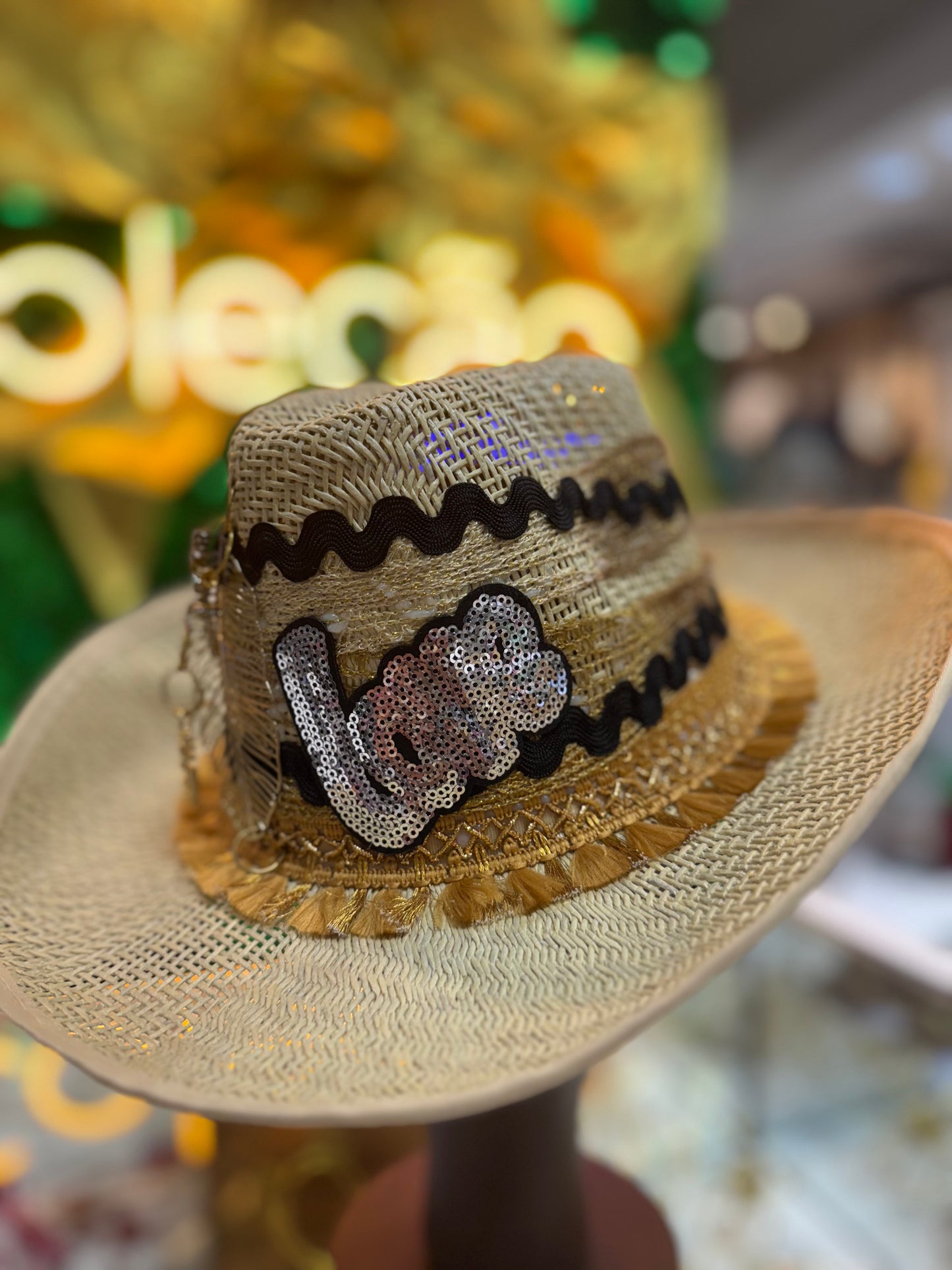 Love Black and Gold Hat