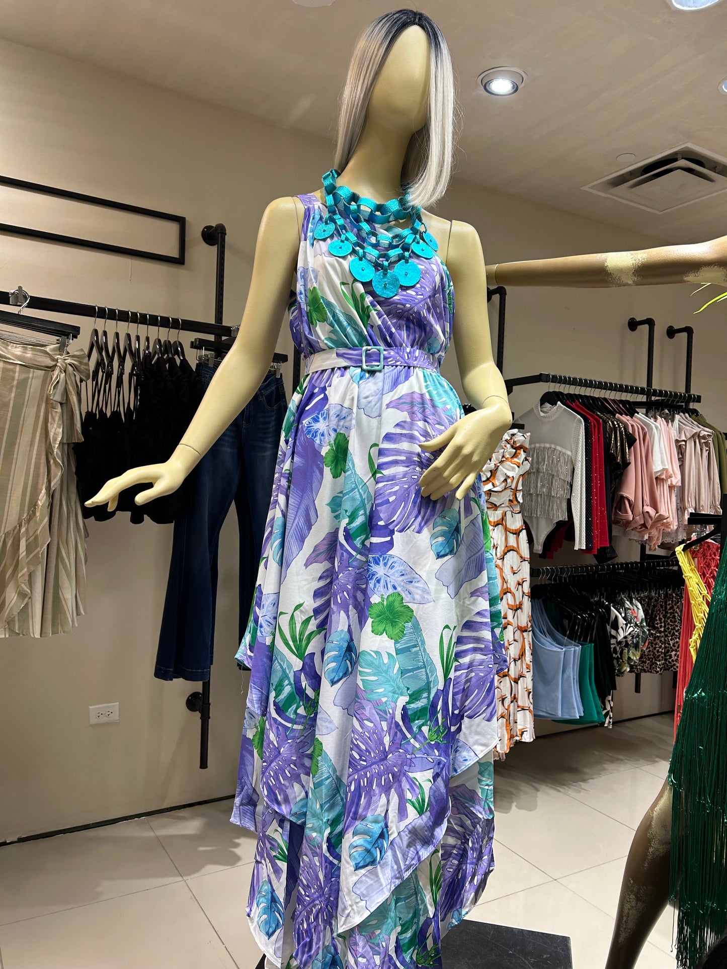 One Shoulder Maxi