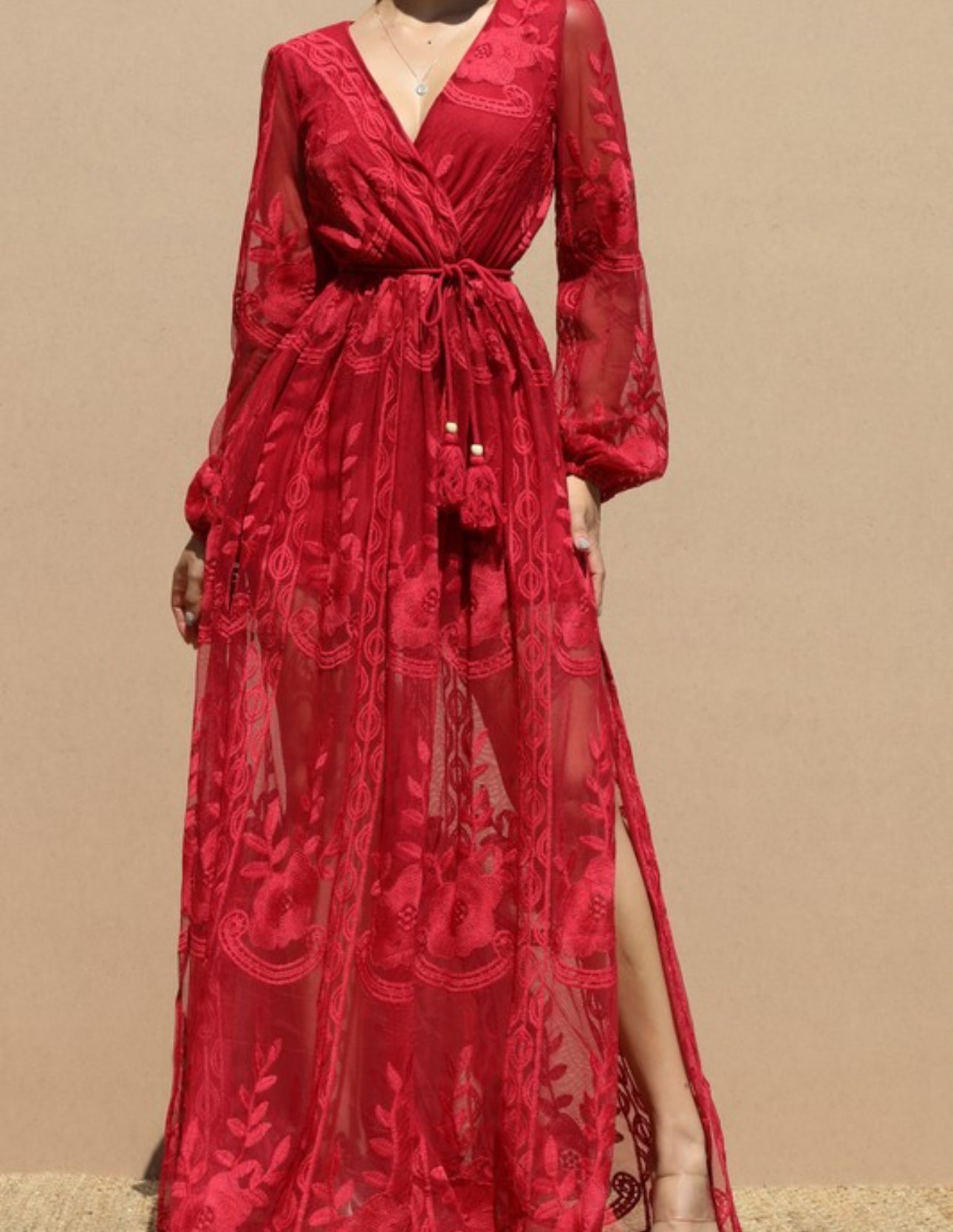 Laced Long Maxi