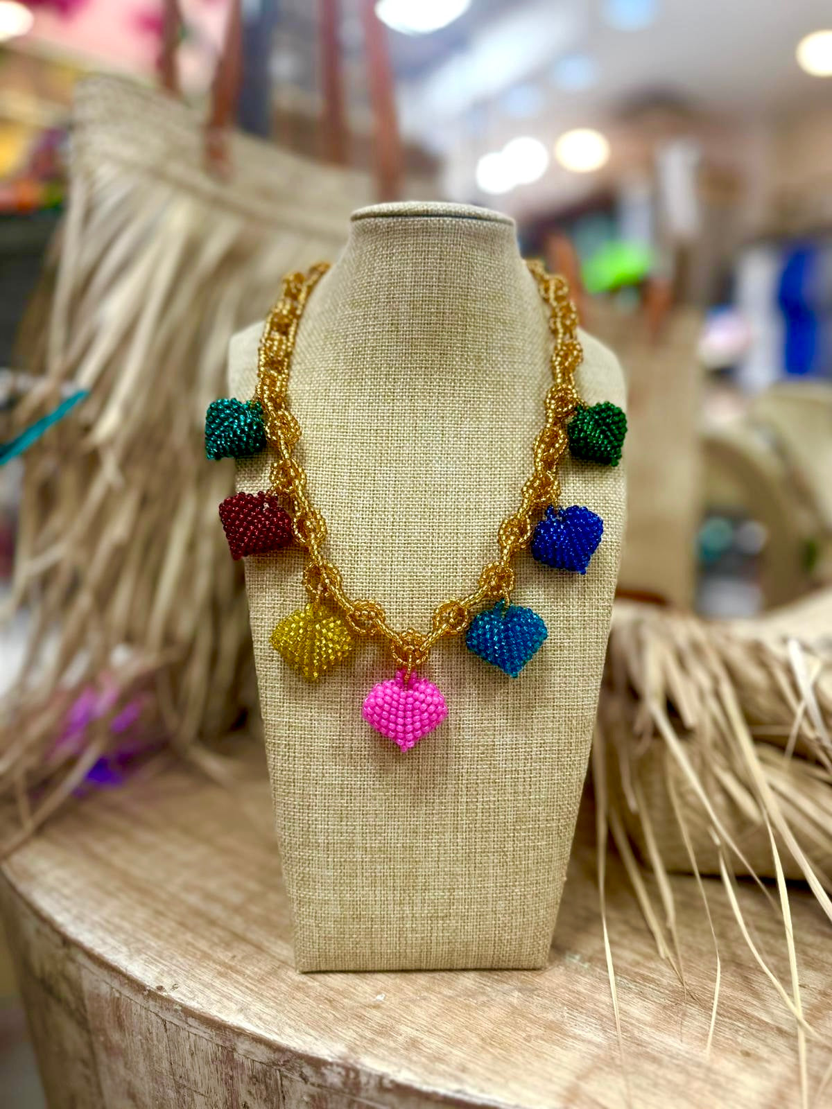 Karem Gaviria Puffy Heart Necklace