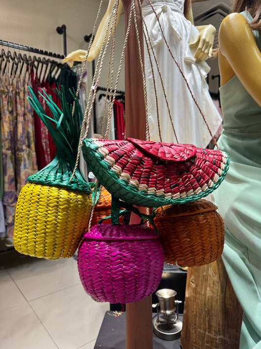 Mexican Handmade Woven Fruit Bags