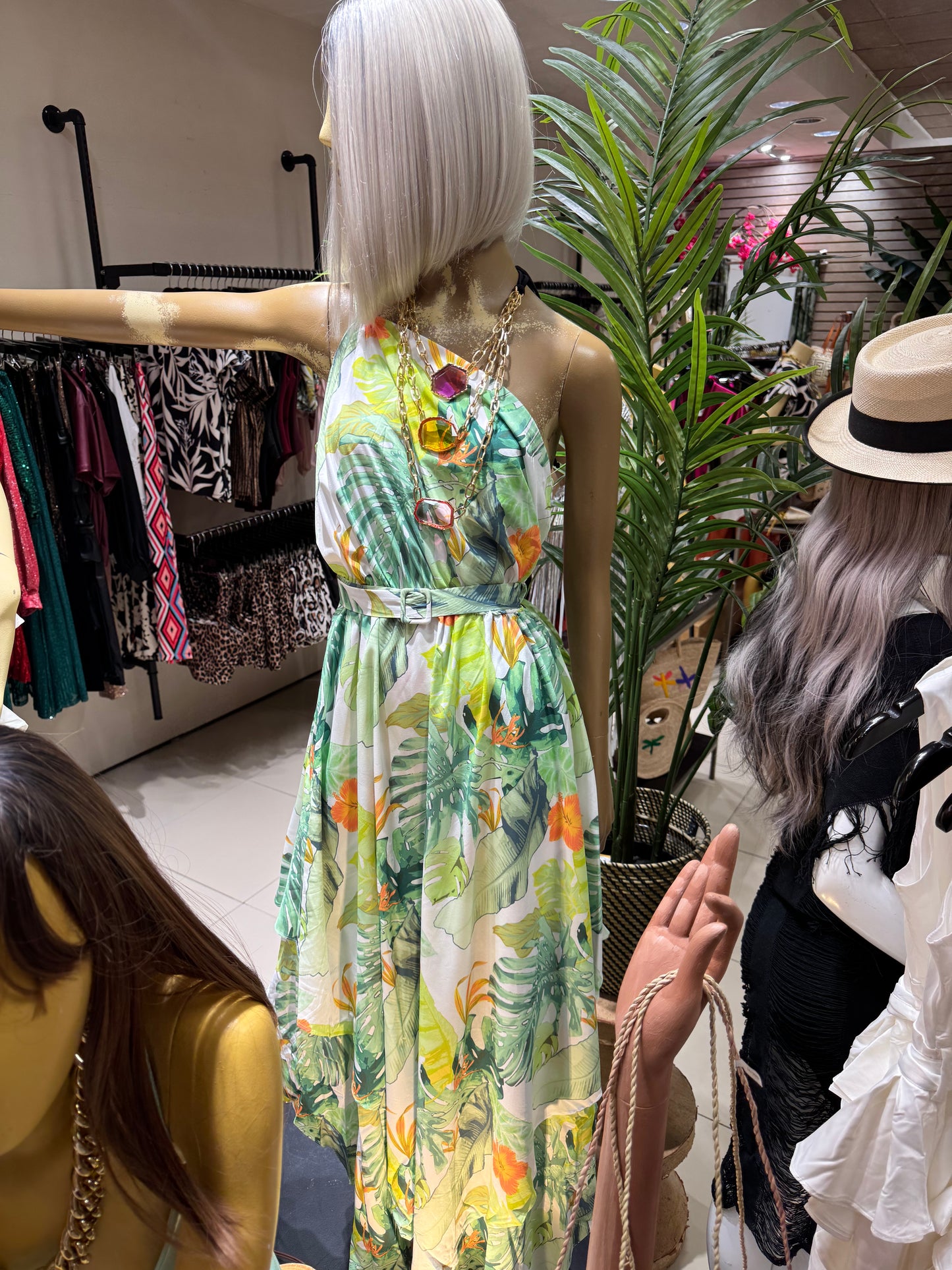 One Shoulder Maxi