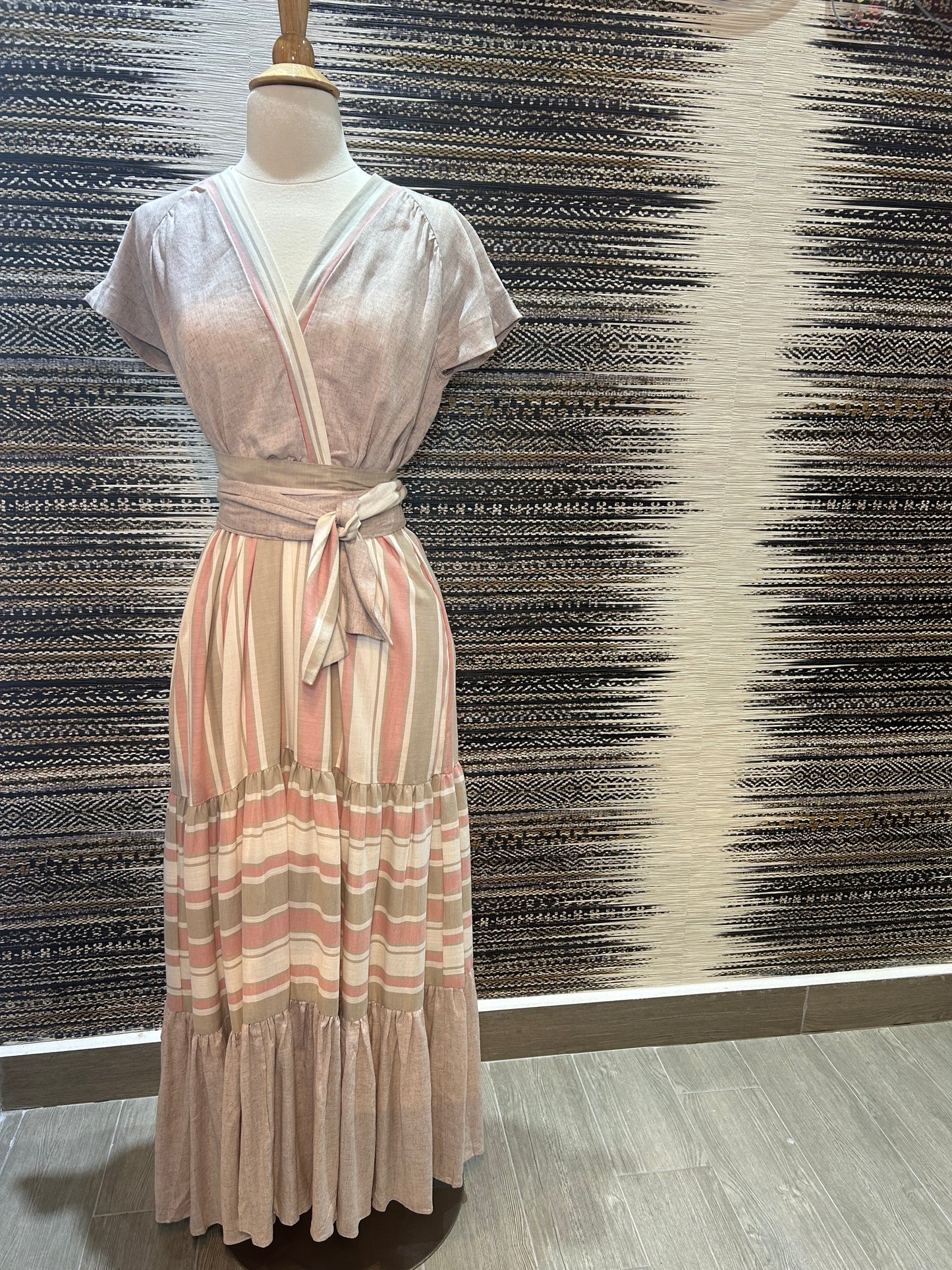 Boronea Vintage Rose Long Dress