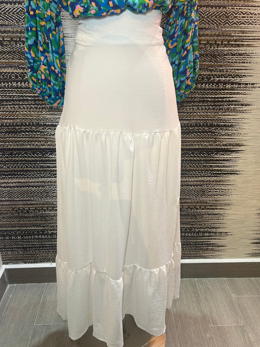 Boronea Laguito White Long Skirt