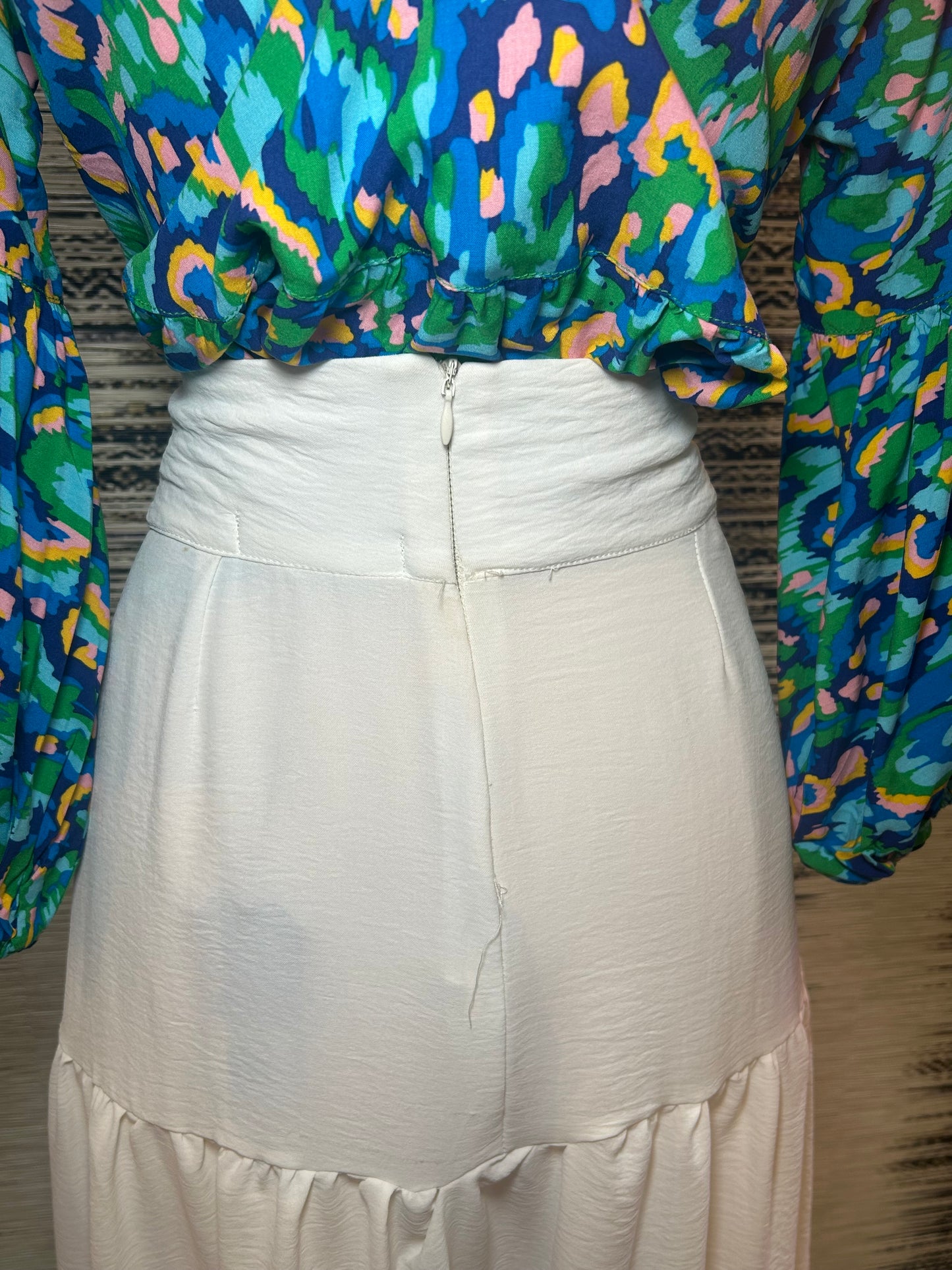 Boronea Laguito White Long Skirt