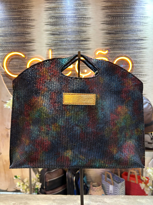 Multicolored Leather Purse