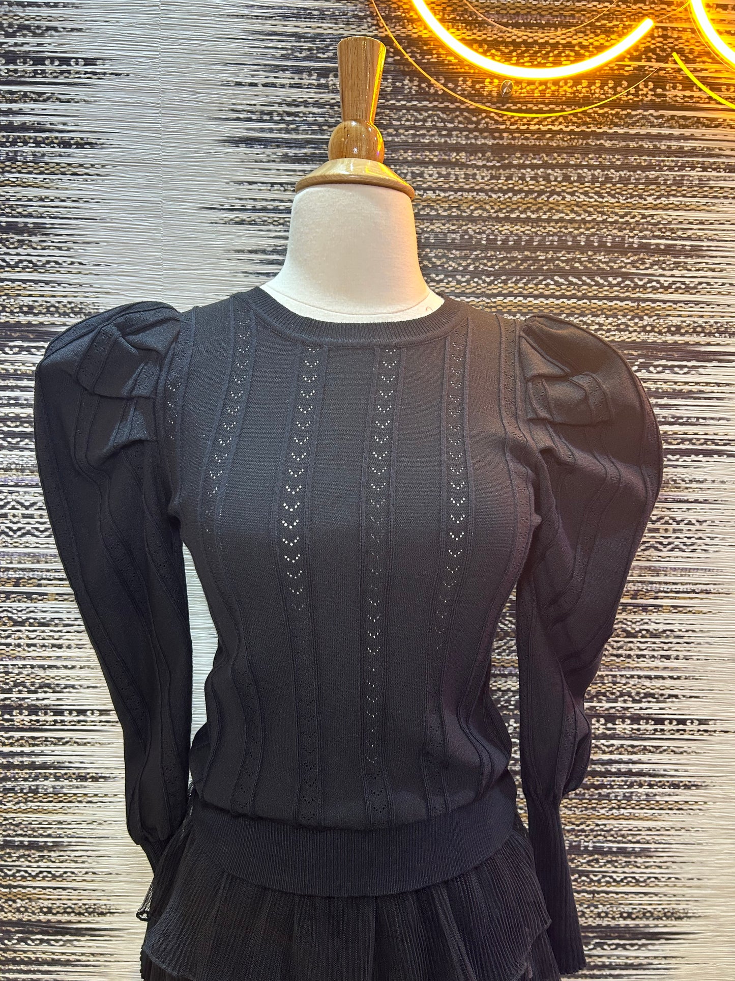 Black Cotton Blouse