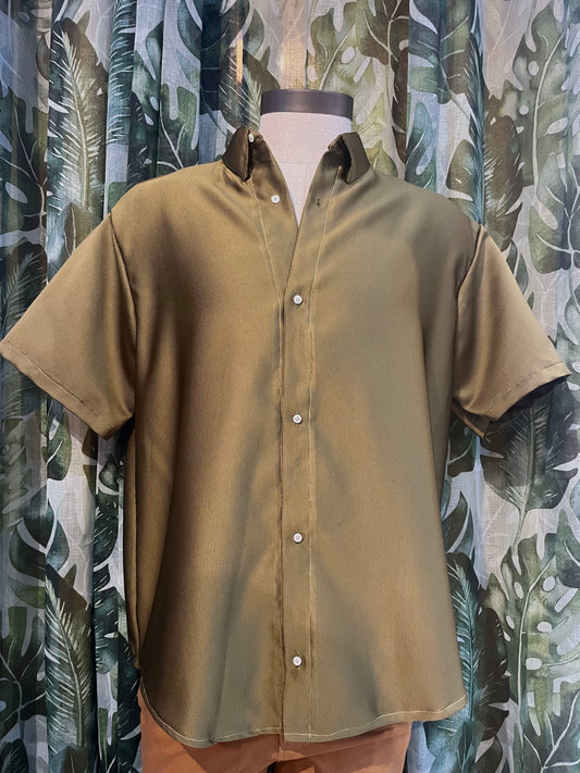 DMNT. Olive Green Shirt