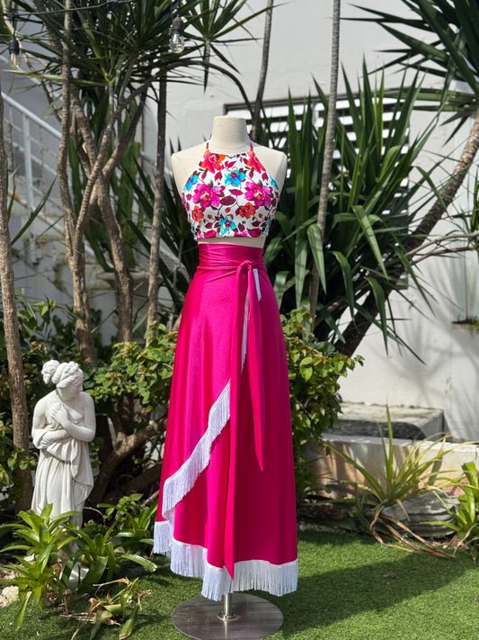 Exclusive Multi-Use Skirt Fuchsia