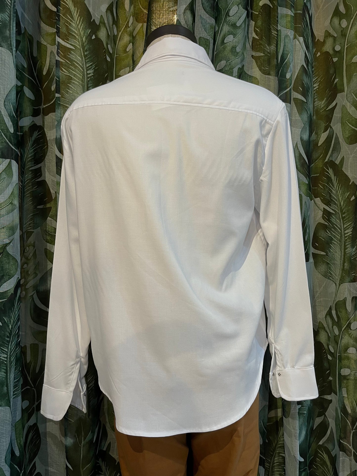 DMNT. White Long Sleeve Shirt