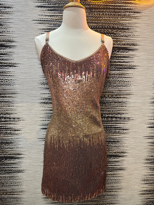 Sequin Mini Dress Amber