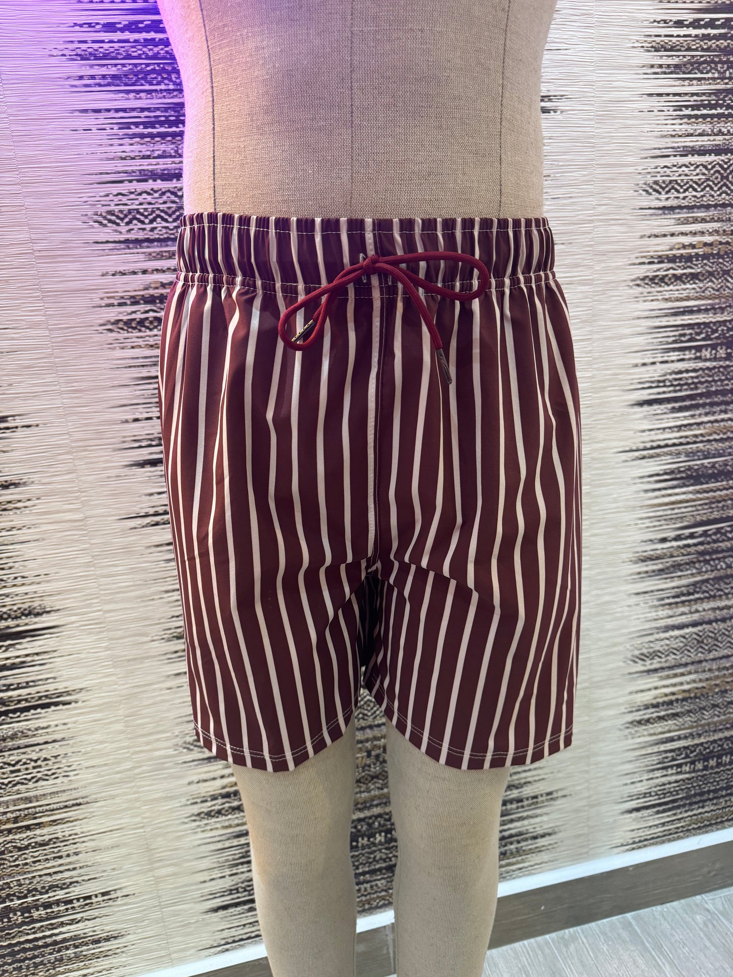 Striped Swim Short