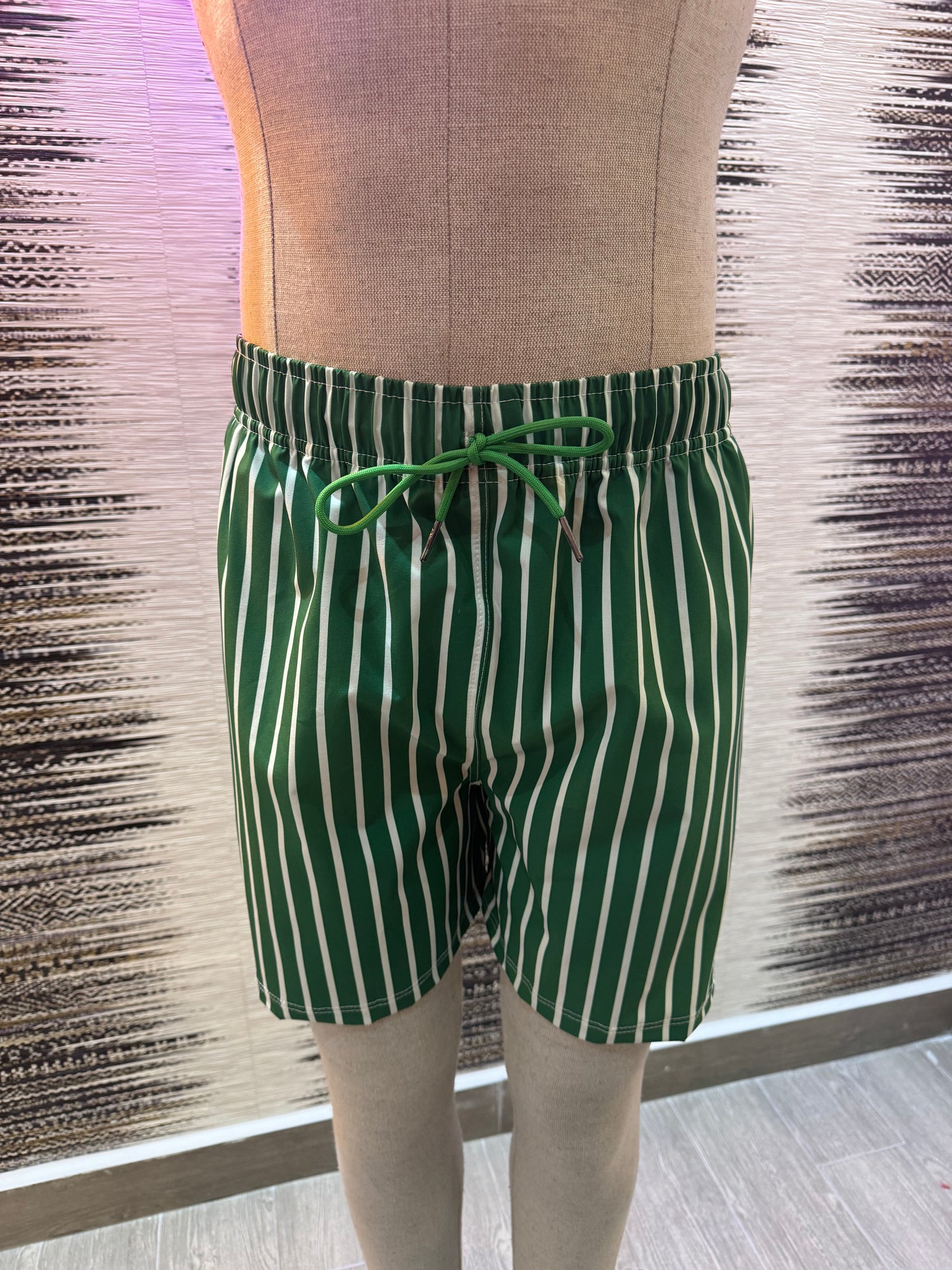 Striped Swim Short