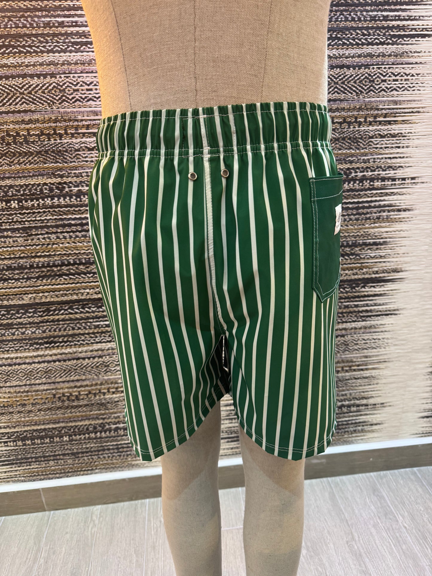 Striped Swim Short