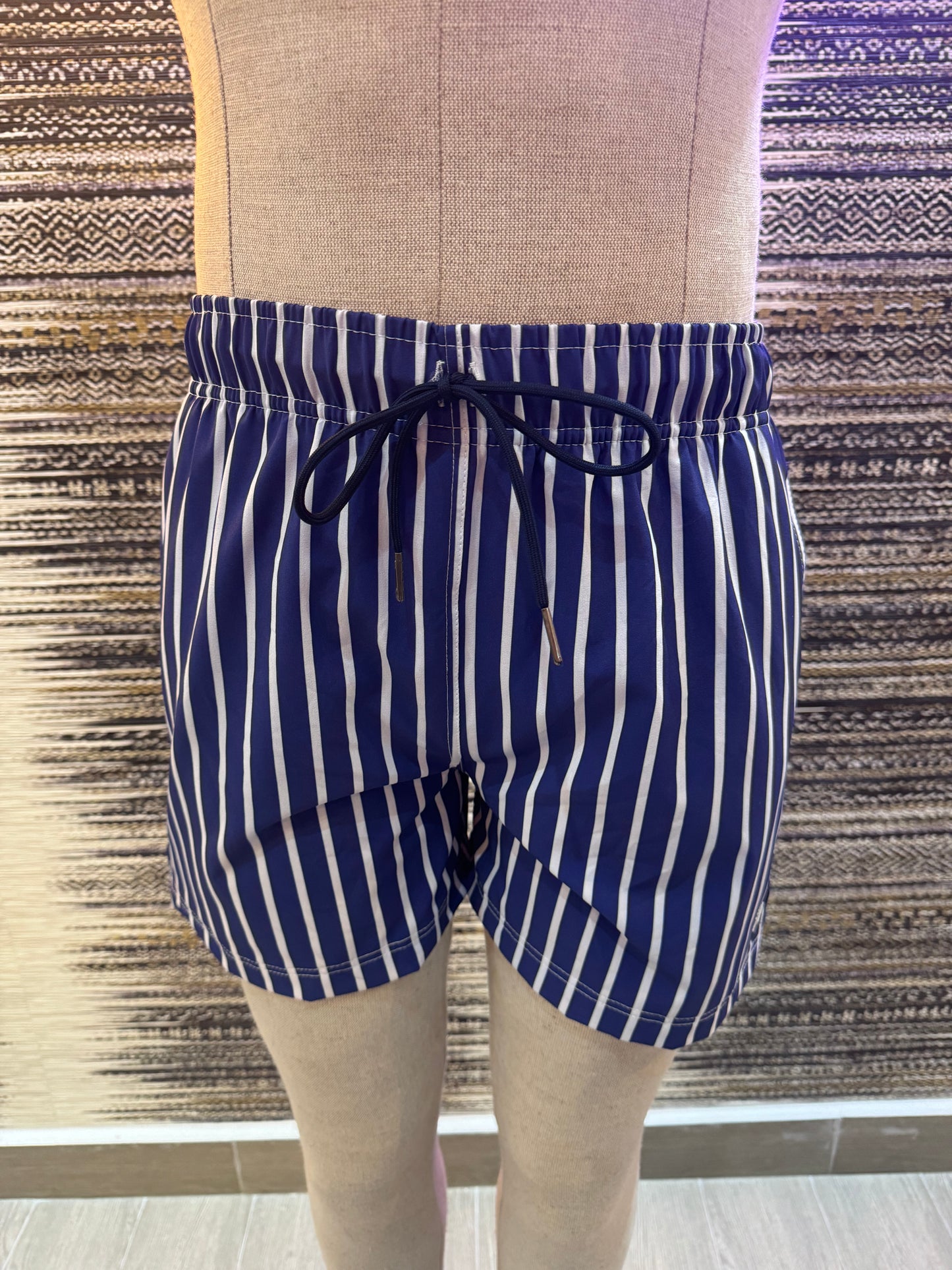 Striped Swim Short