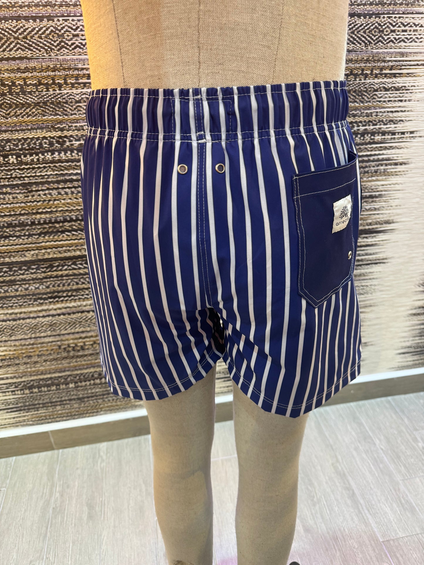 Striped Swim Short