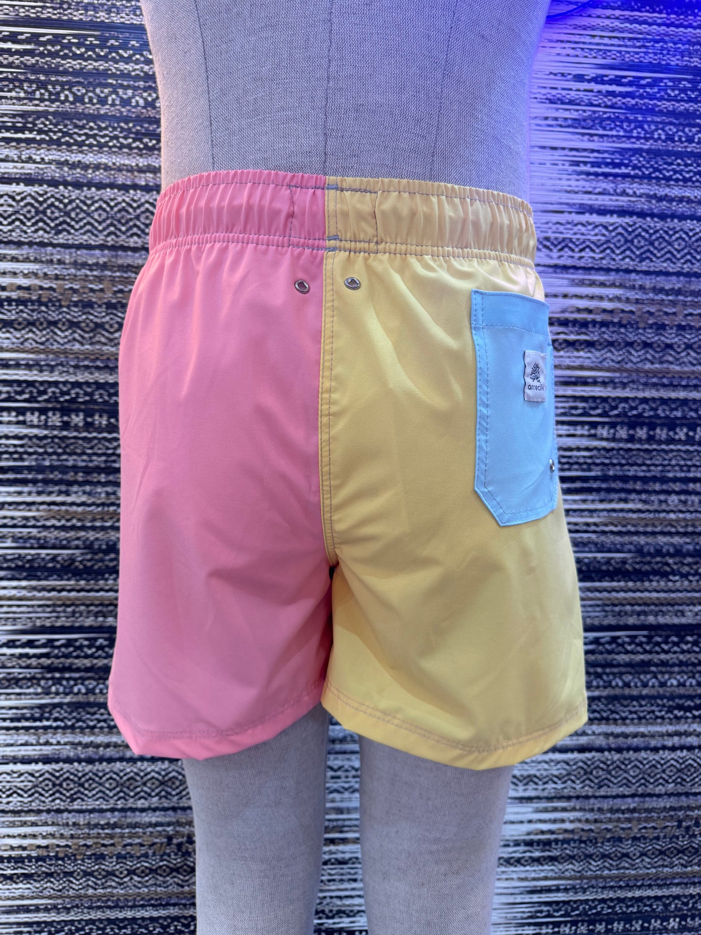 Color Block Swim Short