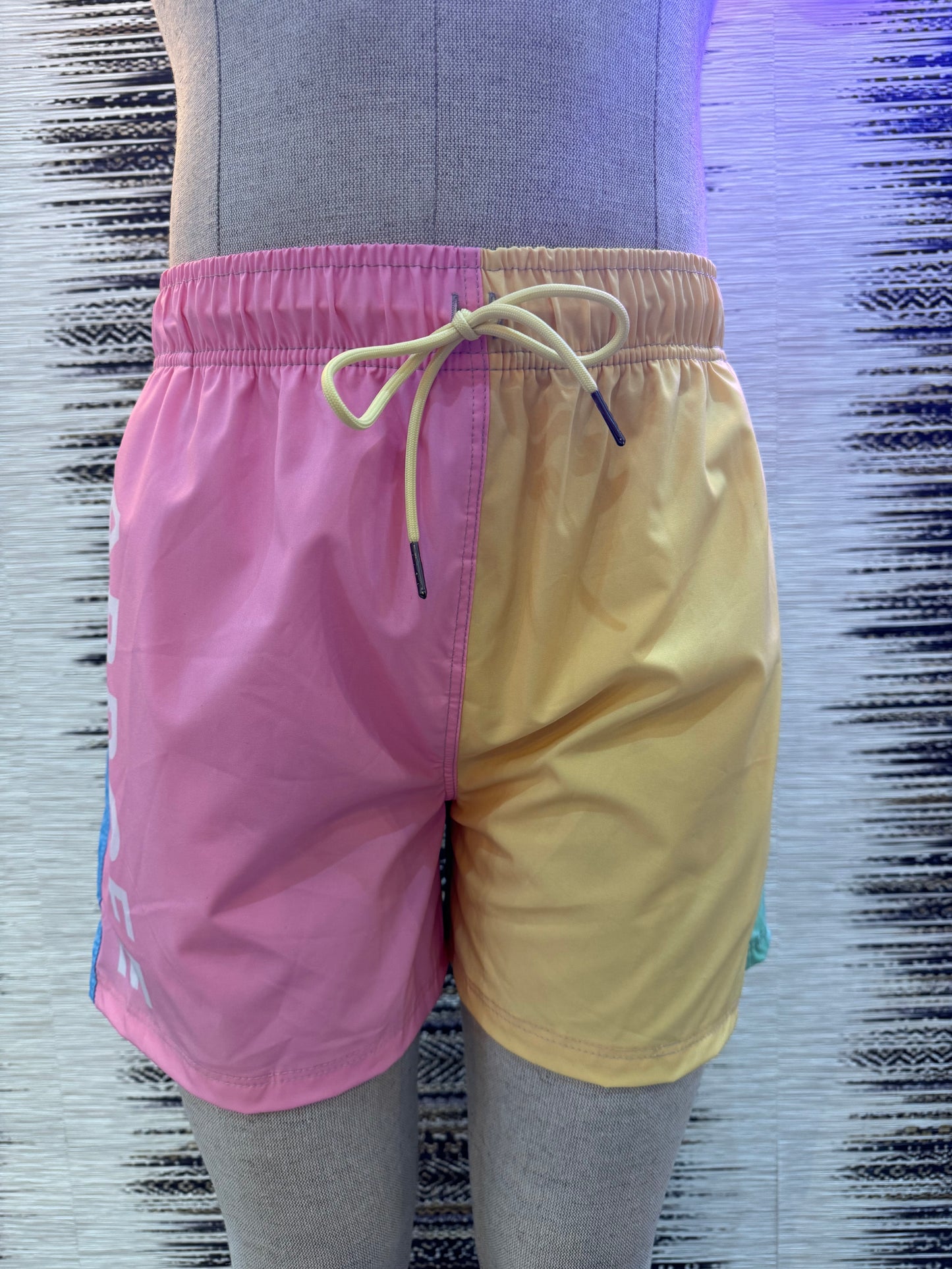 Color Block Swim Short