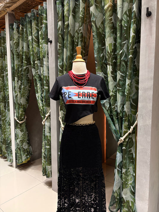 PE ERRE Black T Shirt